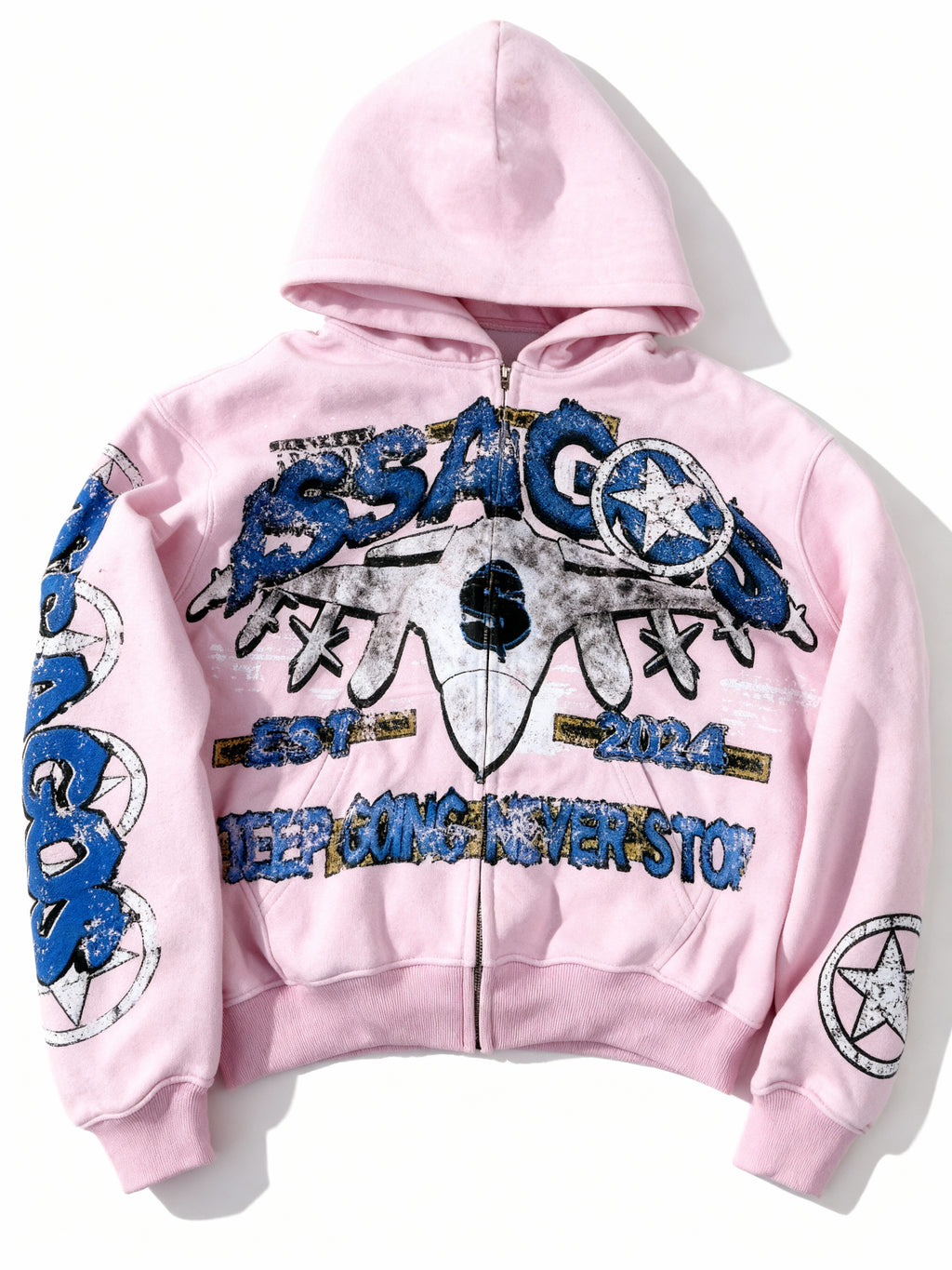 Pink ZIP UP Hoodie